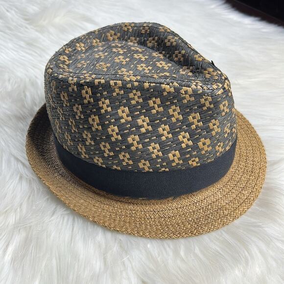 Forever 21 Brown Straw Fedora - Picture 1 of 6